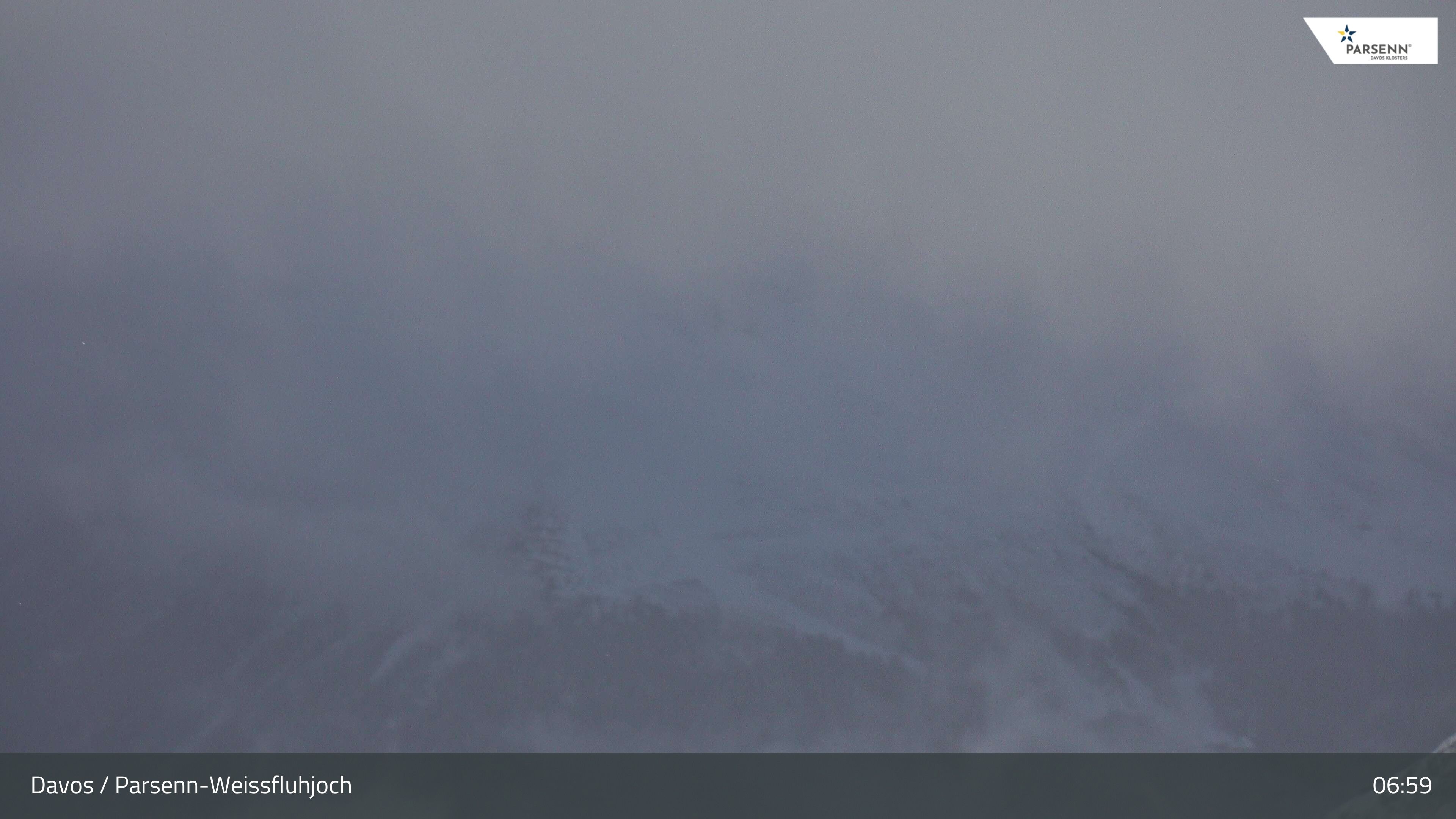 Davos: Dorf - Weissfluhjoch, Blick Jakobshorn