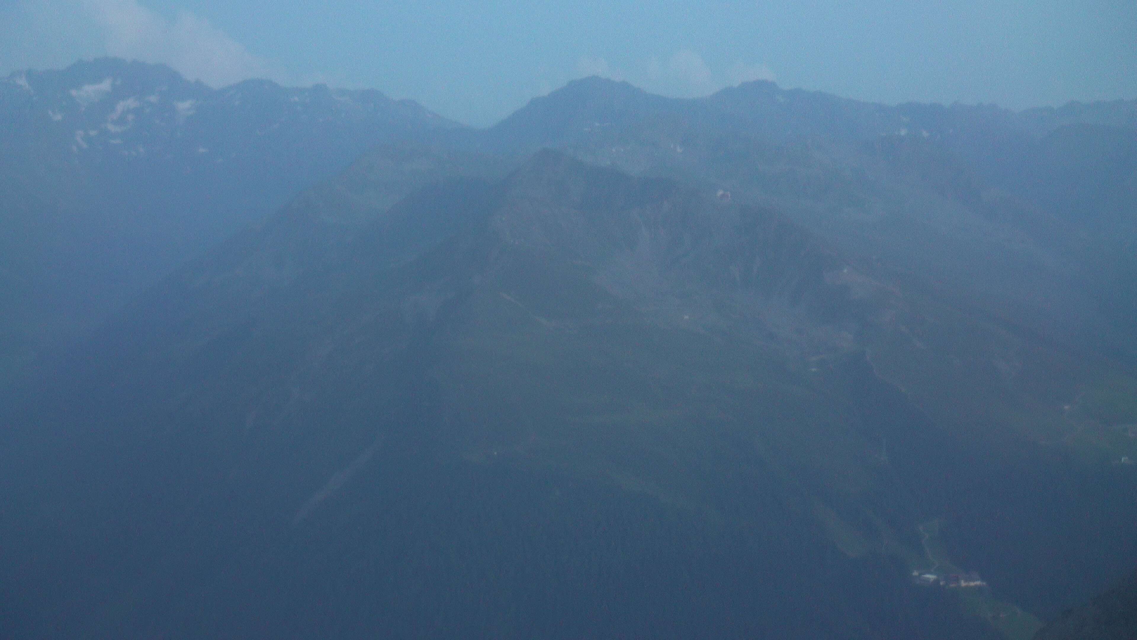 Davos: Dorf - Weissfluhjoch, Blick Jakobshorn