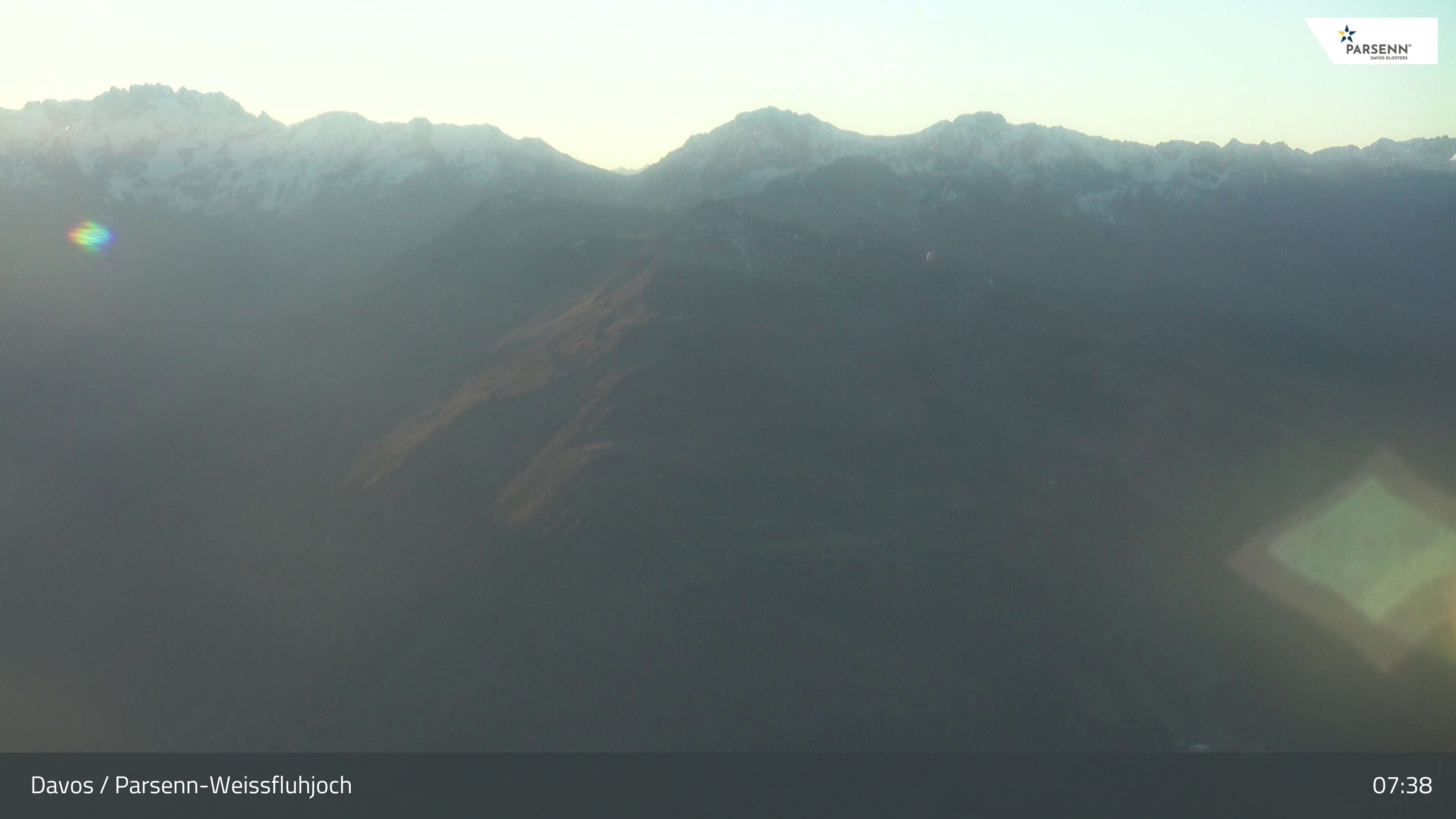 Davos: Dorf - Weissfluhjoch, Blick Jakobshorn