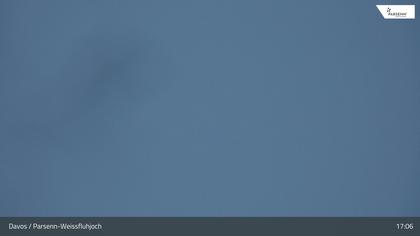 Davos: Dorf - Weissfluhjoch, Blick Jakobshorn