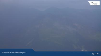 Davos: Dorf - Weissfluhjoch, Blick Jakobshorn