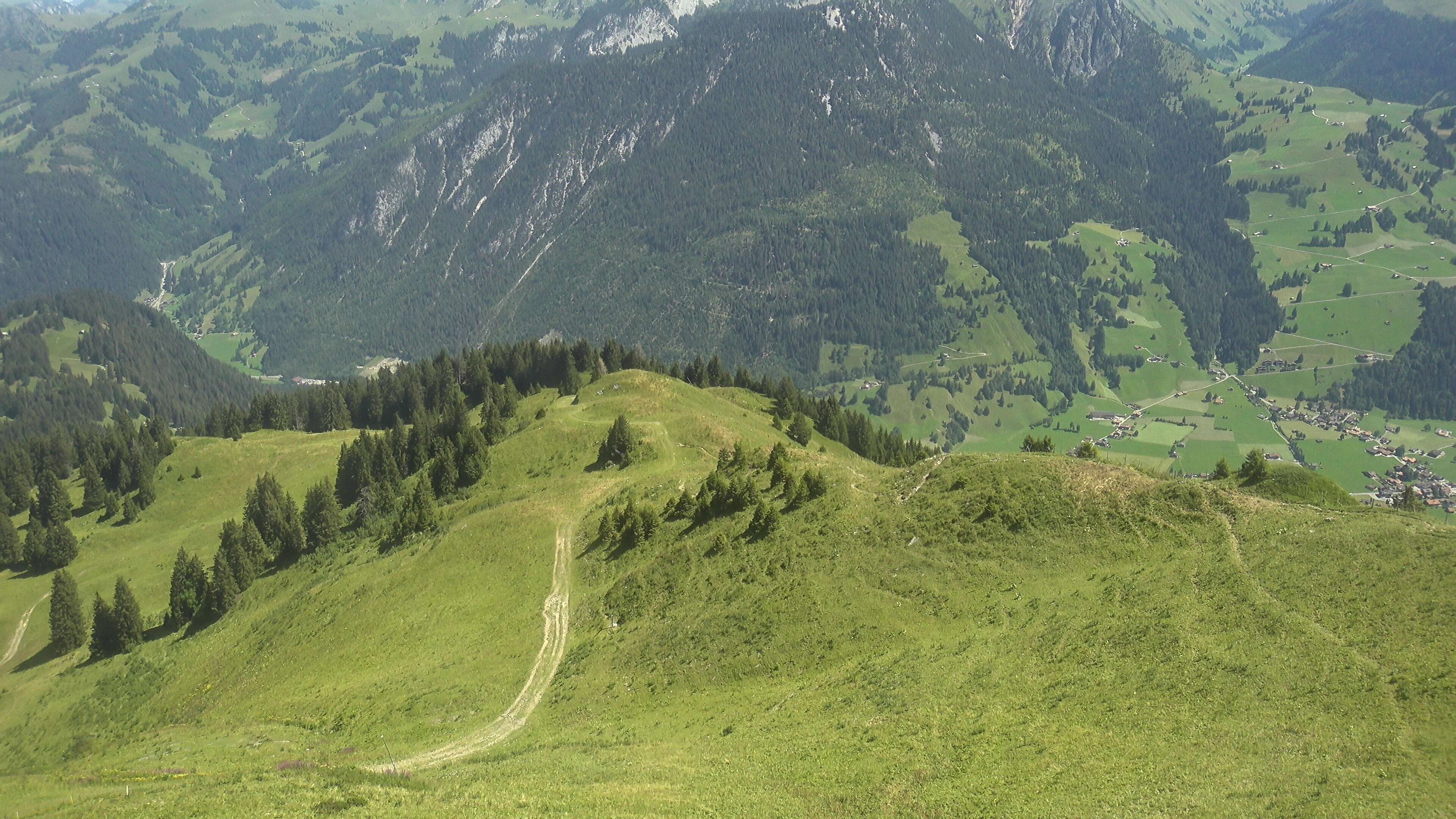 Zweisimmen: Gstaad - Rinderberg Spitz, Piste