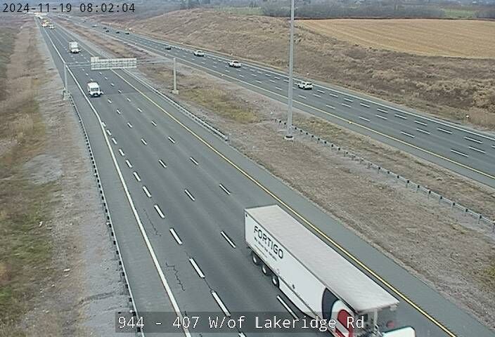 Traffic Cam Pickering: 407 West of Lakeridge Road