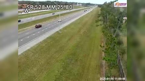 Traffic Cam Wedgefield: SR-528 W of Dallas Toll Plaza