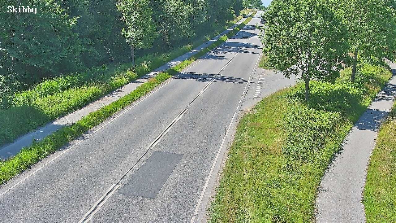 Traffic Cam Egholm Mark: Rute 53 Skibby