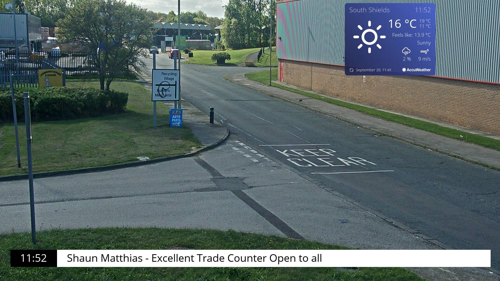 Traffic Cam South Tyneside: South Shields
