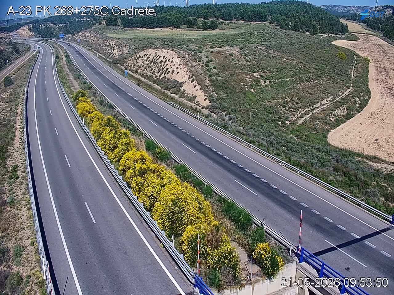 Traffic Cam Zaragoza: Cadrete - María de Huerva - A-23