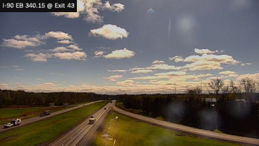 Traffic Cam Manchester › East: I-90 at Interchange