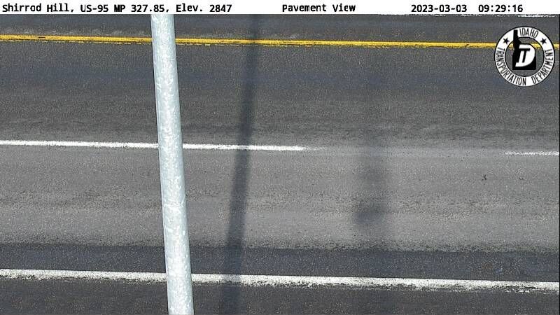 Traffic Cam Genesee: US 95: Shirrod Hill: Pavement