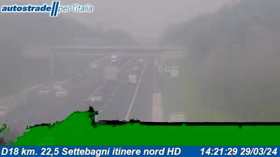 immagine della webcam nei dintorni di Roma Est: webcam Settebagni