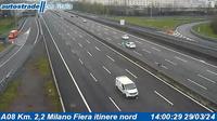 Arese: A08 Km. 2,2 Milano Fiera itinere nord - Actuales