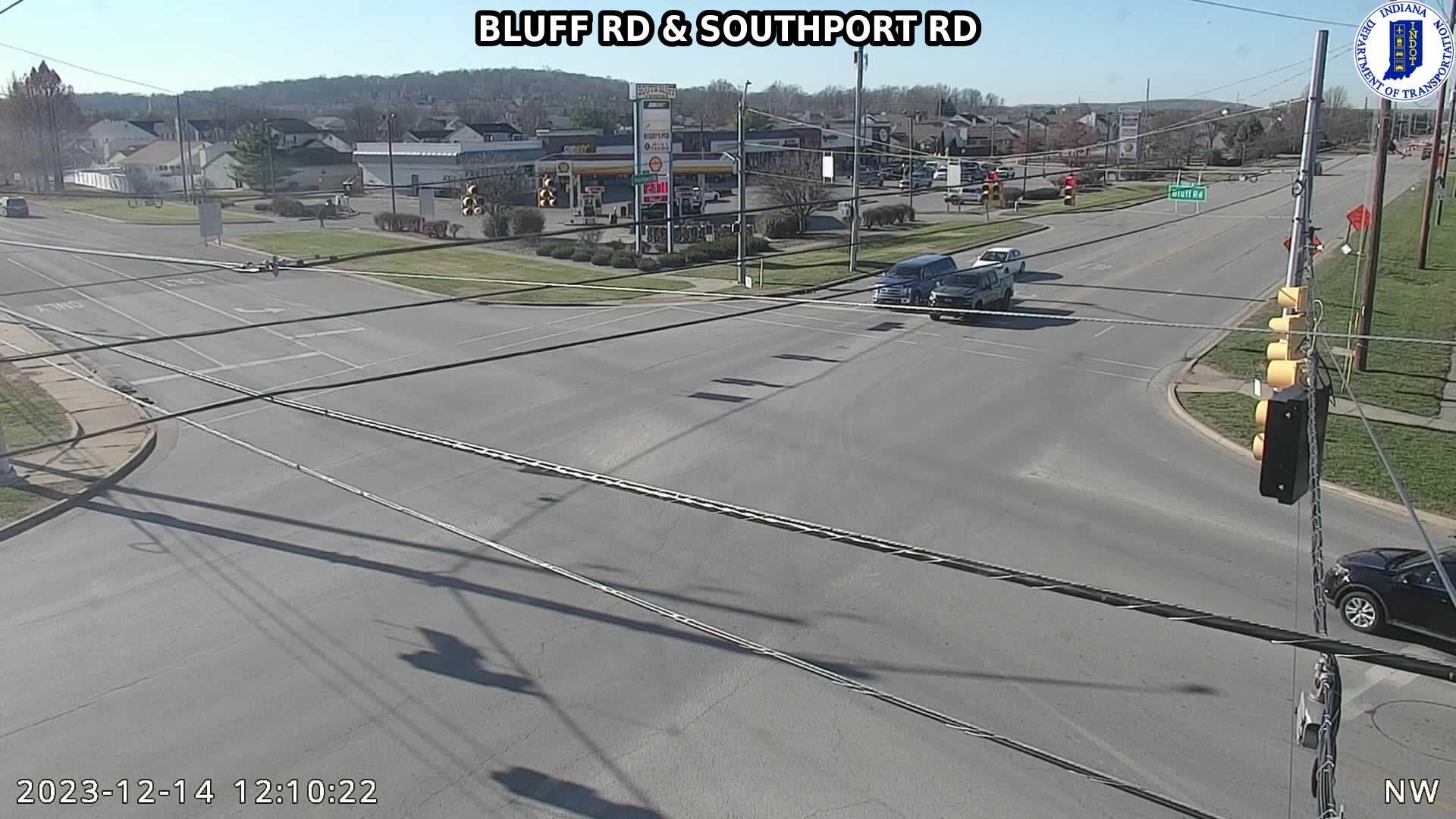 Traffic Cam Indianapolis: SIGNAL: BLUFF RD & SOUTHPORT RD