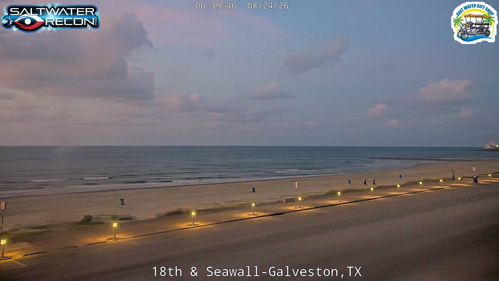 Traffic Cam Galveston: Salt Water Gift Shop