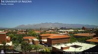 Letzte Tageslichtansicht von South Tucson: Santa Catalina Mountains