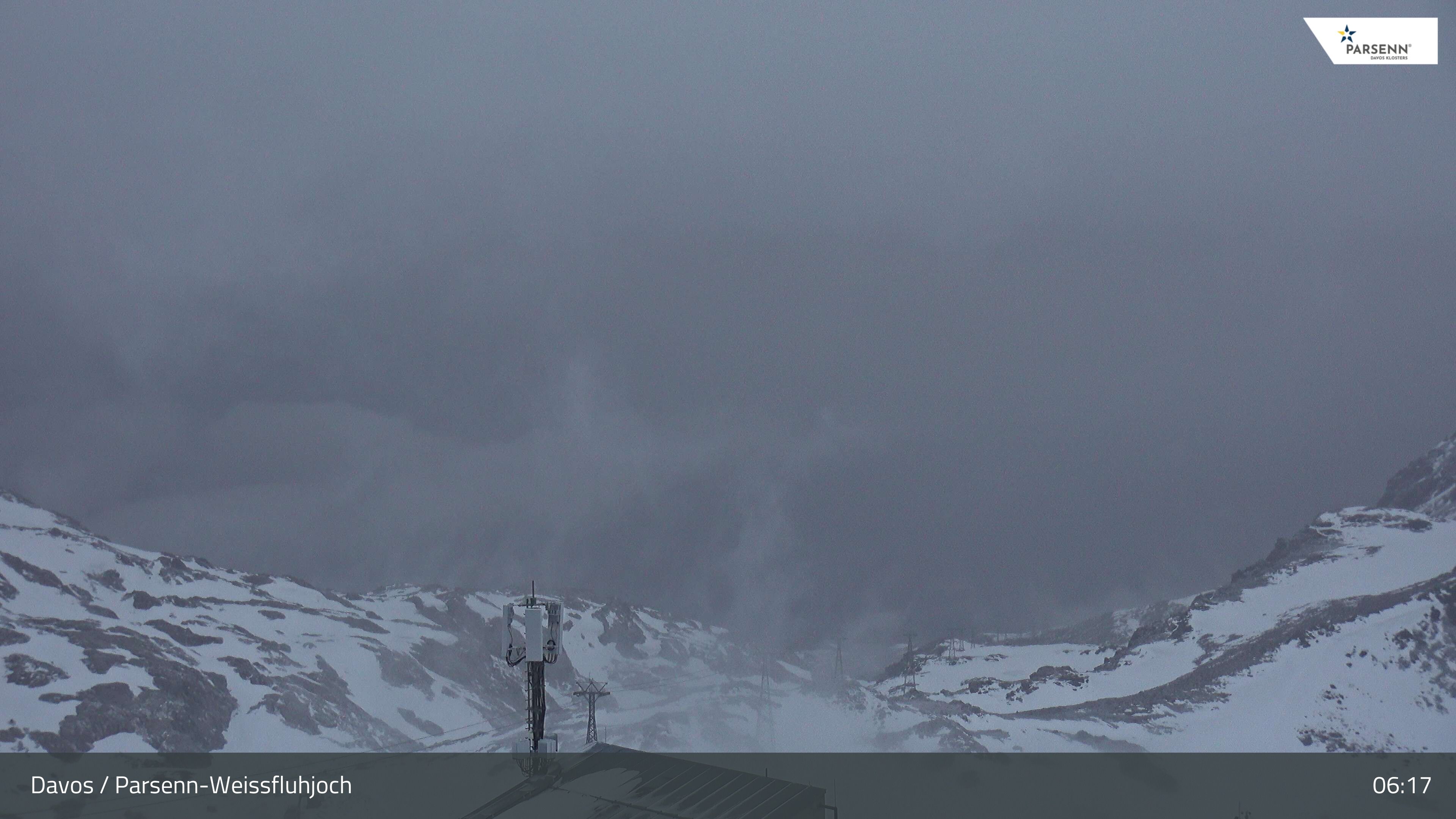 Davos: Dorf - Weissfluhjoch, Blick Schifer