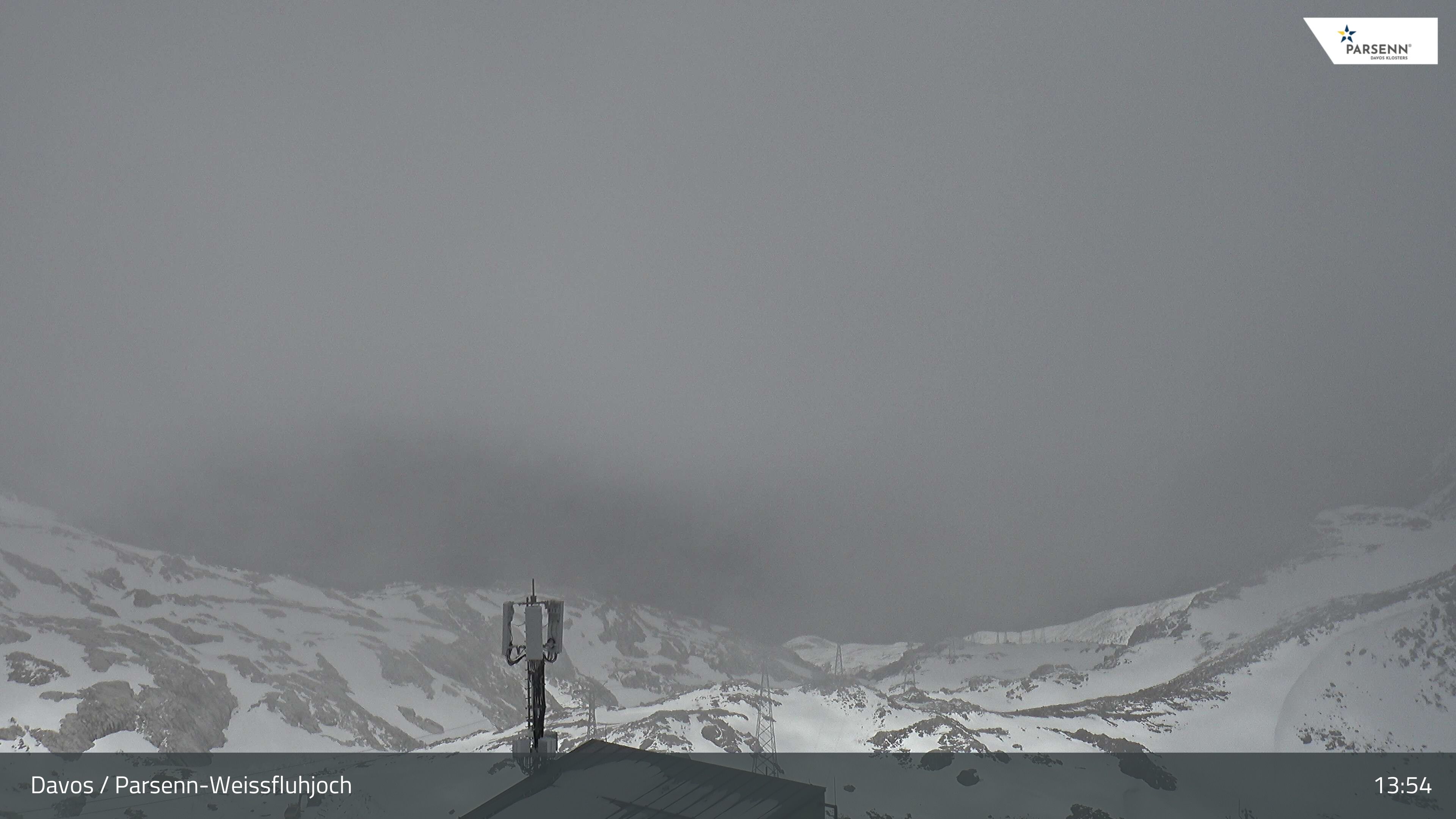 Davos: Dorf - Weissfluhjoch, Blick Schifer