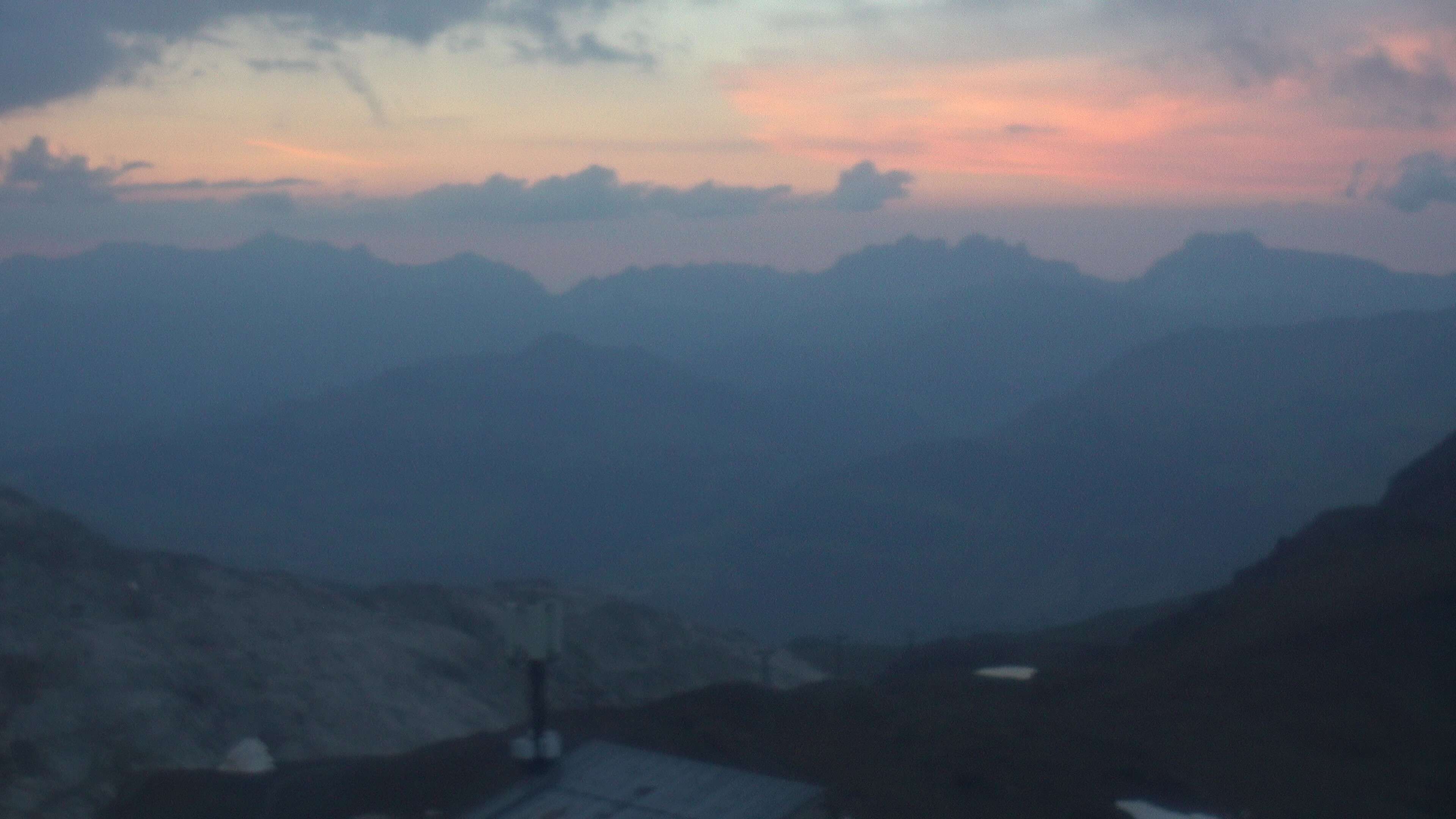 Davos: Dorf - Weissfluhjoch, Blick Schifer