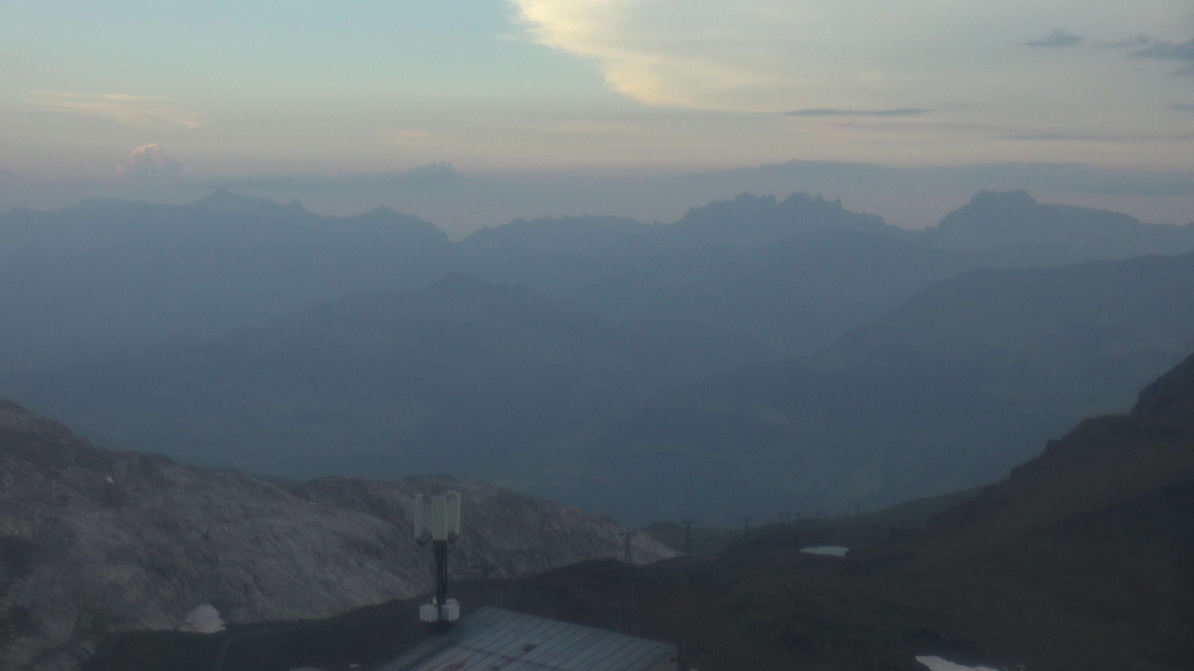 Davos: Dorf - Weissfluhjoch, Blick Schifer