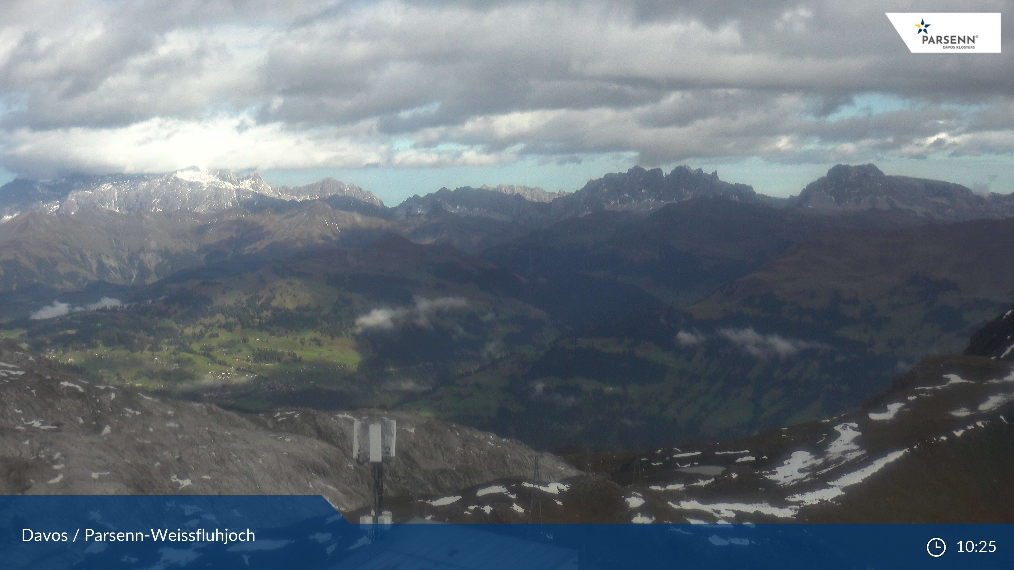 Davos: Dorf - Weissfluhjoch, Blick Schifer