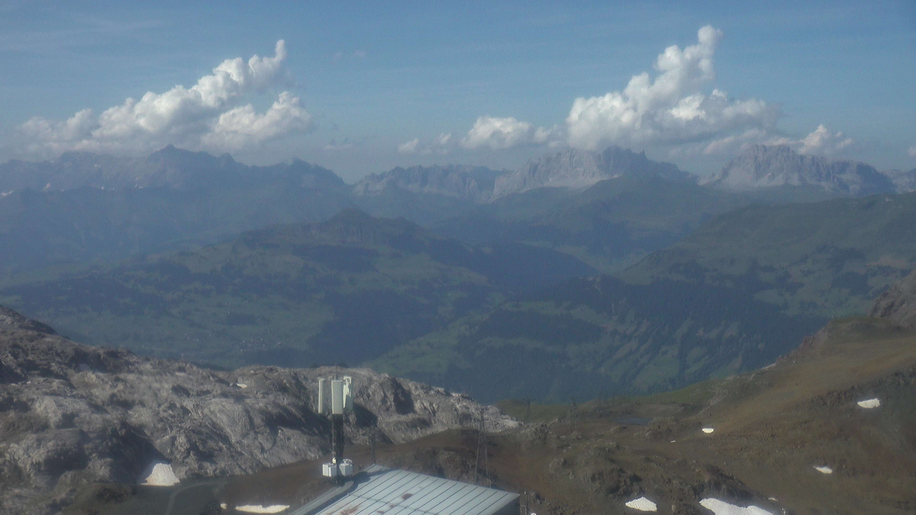 Davos: Dorf - Weissfluhjoch, Blick Schifer