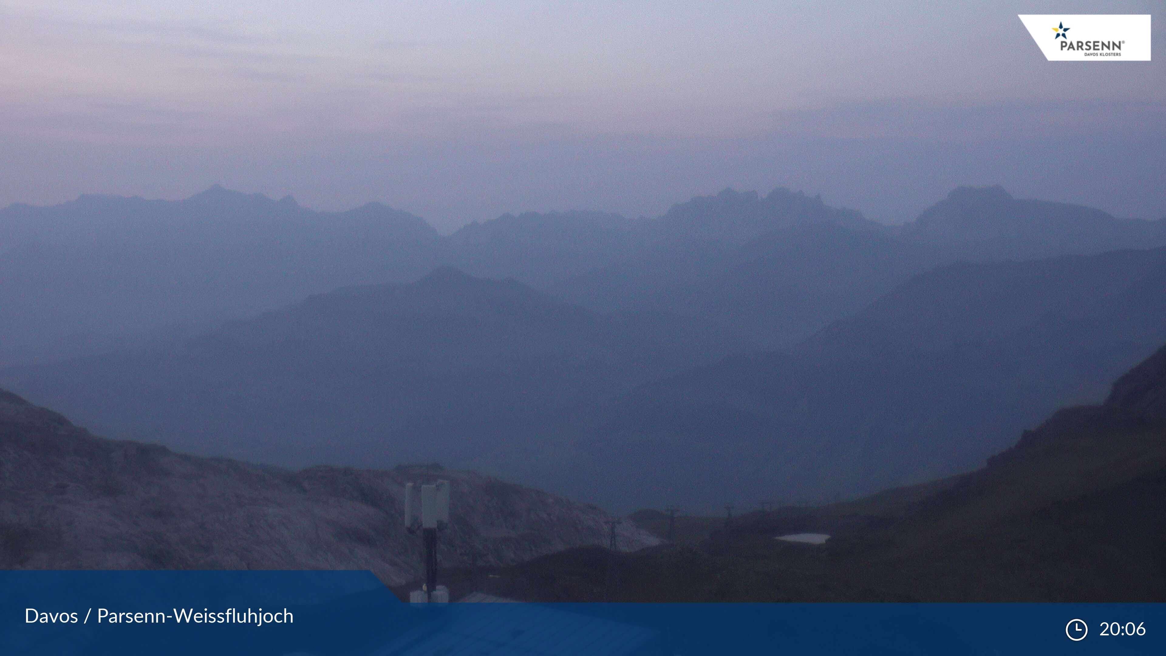 Davos: Dorf - Weissfluhjoch, Blick Schifer