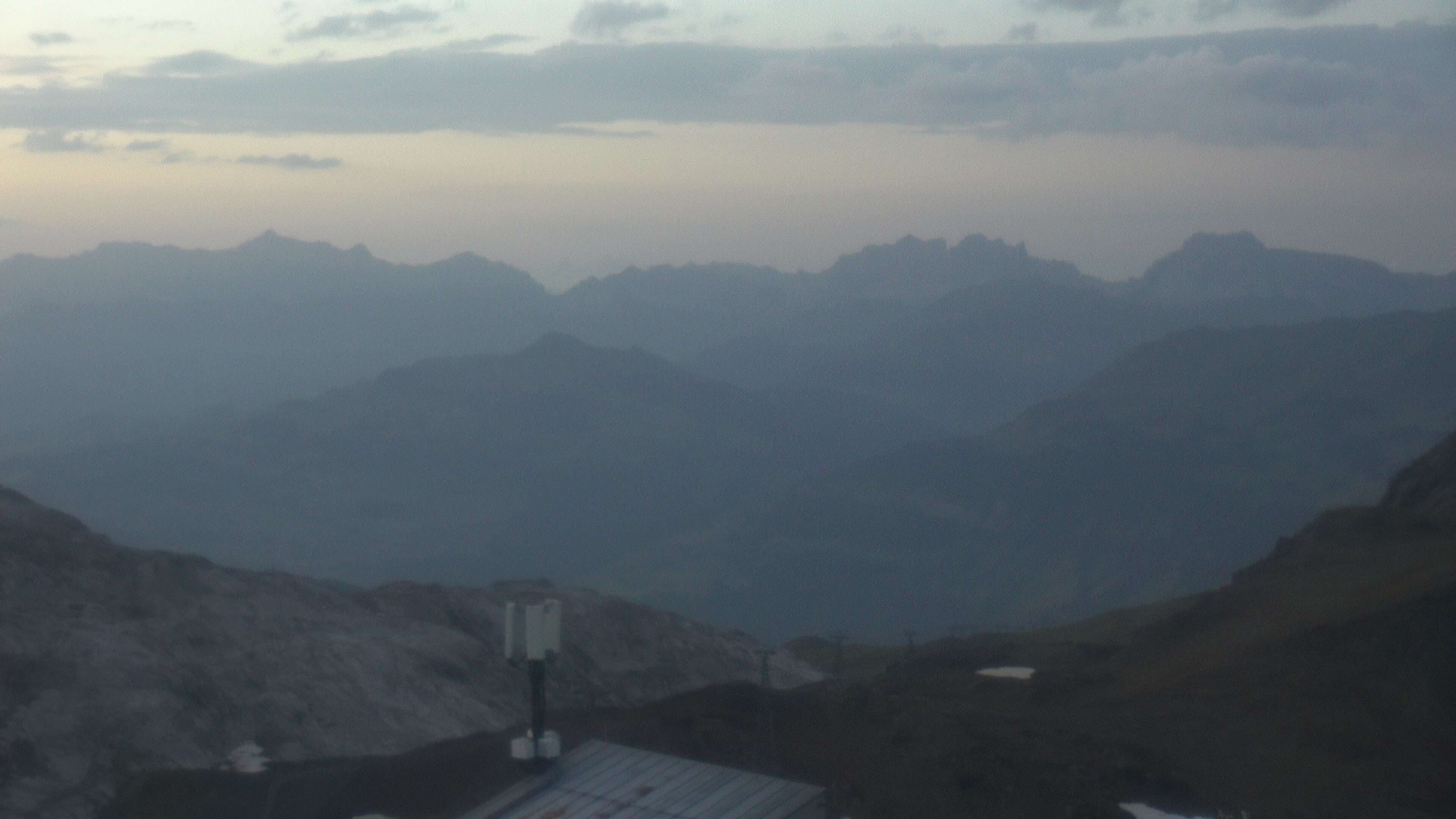 Davos: Dorf - Weissfluhjoch, Blick Schifer