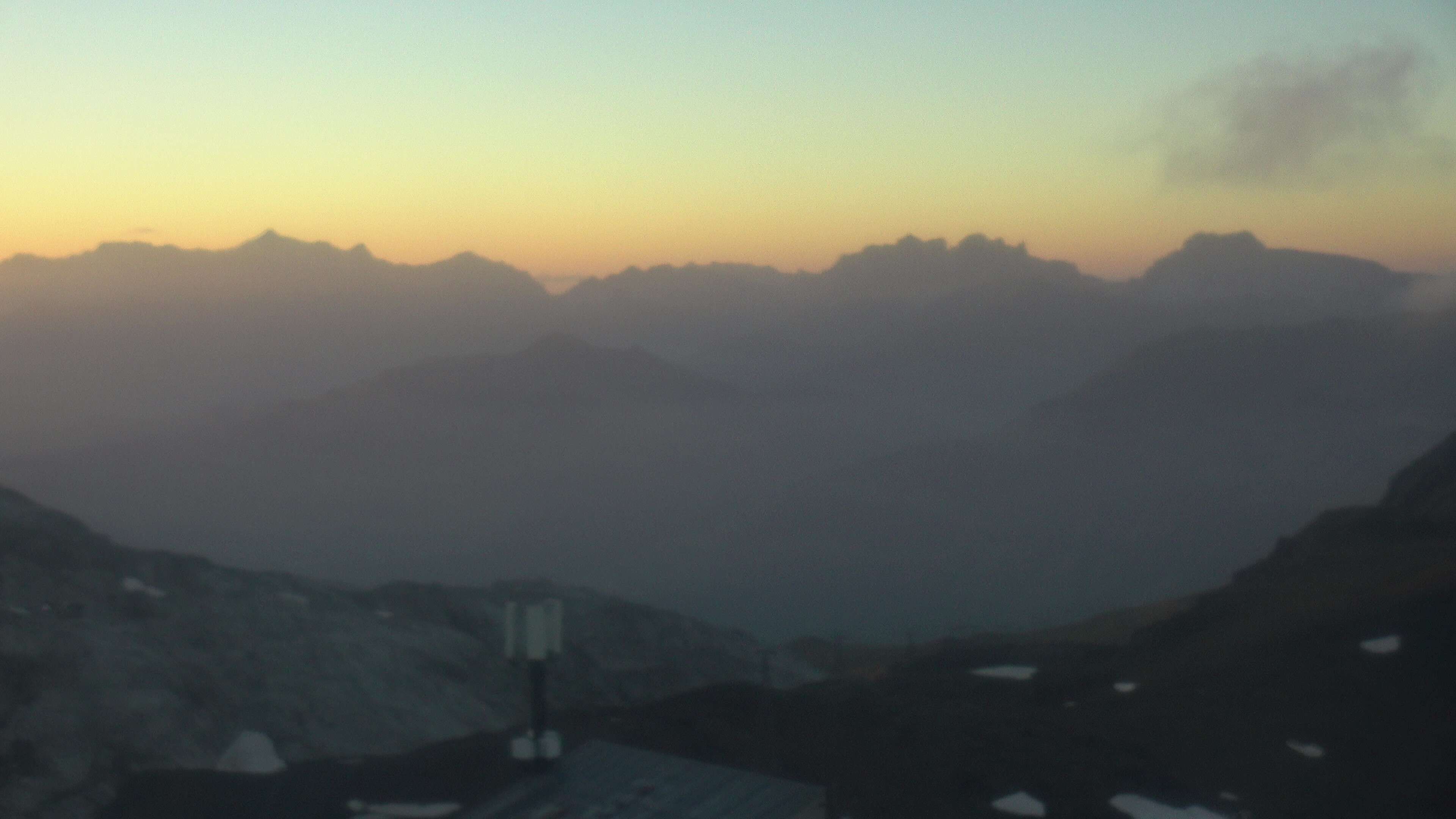 Davos: Dorf - Weissfluhjoch, Blick Schifer