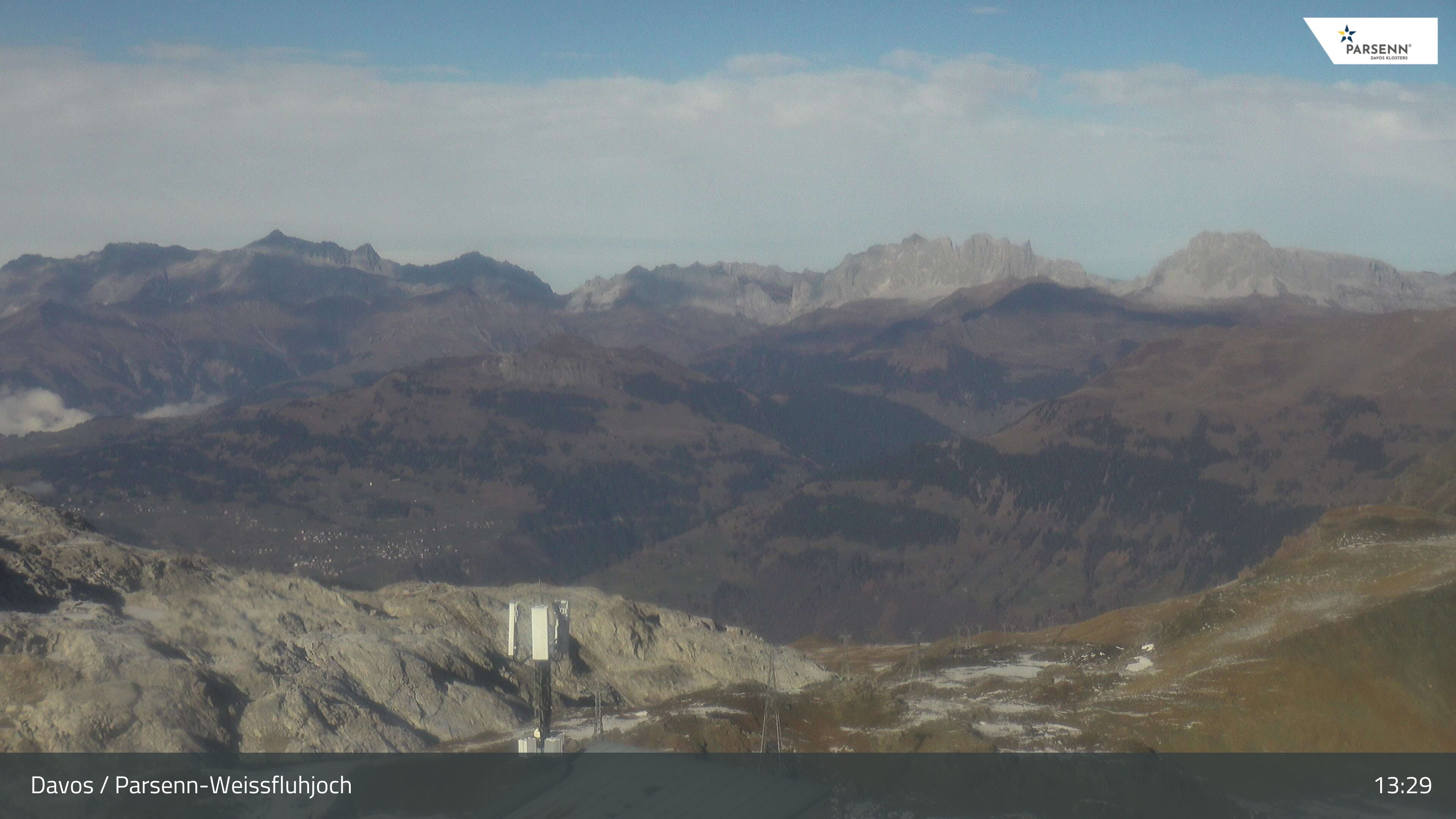 Davos: Dorf - Weissfluhjoch, Blick Schifer