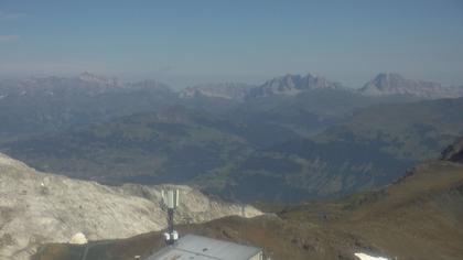 Davos: Dorf - Weissfluhjoch, Blick Schifer