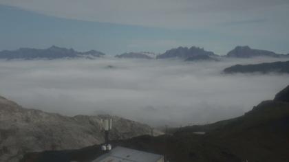 Davos: Dorf - Weissfluhjoch, Blick Schifer