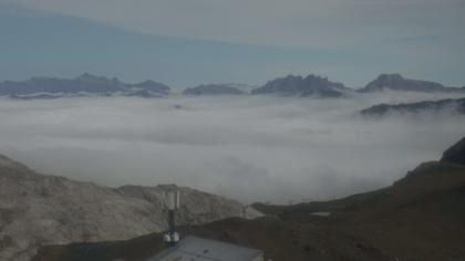 Davos: Dorf - Weissfluhjoch, Blick Schifer