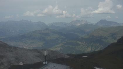 Davos: Dorf - Weissfluhjoch, Blick Schifer