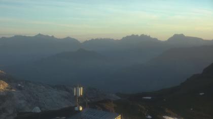 Davos: Dorf - Weissfluhjoch, Blick Schifer