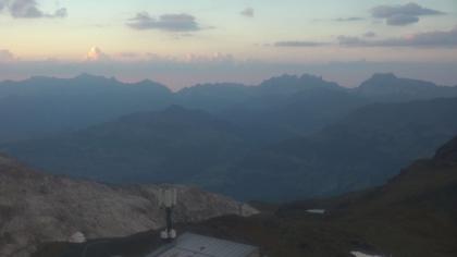 Davos: Dorf - Weissfluhjoch, Blick Schifer