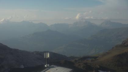 Davos: Dorf - Weissfluhjoch, Blick Schifer