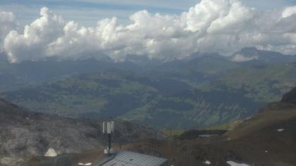 Davos: Dorf - Weissfluhjoch, Blick Schifer