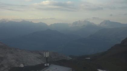 Davos: Dorf - Weissfluhjoch, Blick Schifer