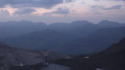 Davos: Dorf - Weissfluhjoch, Blick Schifer