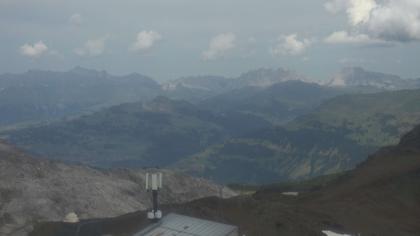 Davos: Dorf - Weissfluhjoch, Blick Schifer