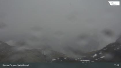 Davos: Dorf - Weissfluhjoch, Blick Schifer