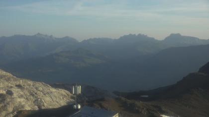 Davos: Dorf - Weissfluhjoch, Blick Schifer