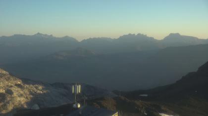 Davos: Dorf - Weissfluhjoch, Blick Schifer