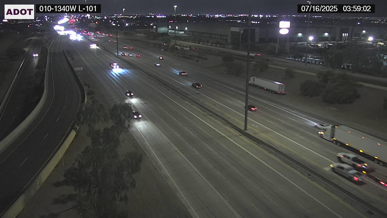Tolleson Traffic: I-10W and Loop 101 Webcam