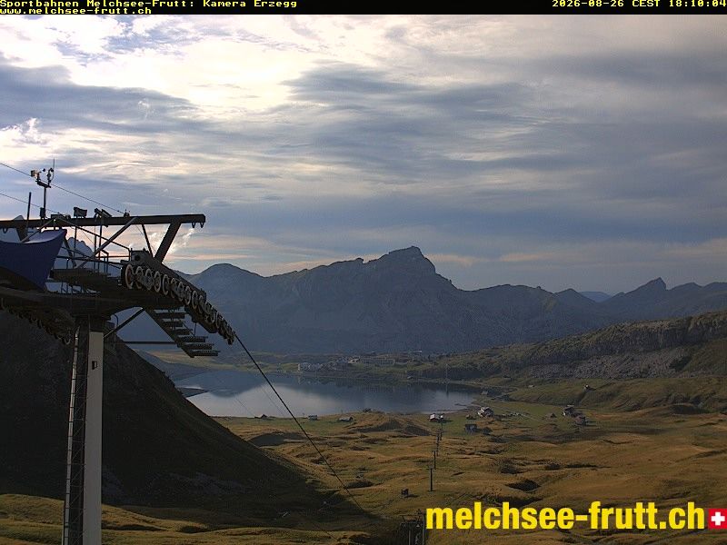 Traffic Cam Melchsee-Frutt: Erzegg - Blick Richtung