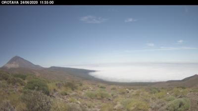 Vista de cámara web de luz diurna desde Parque Nacional del Teide › North West: Teide National Park