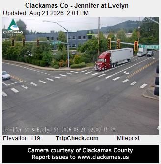 Traffic Cam Rivergrove: Clackamas Co - Jennifer at Evelyn