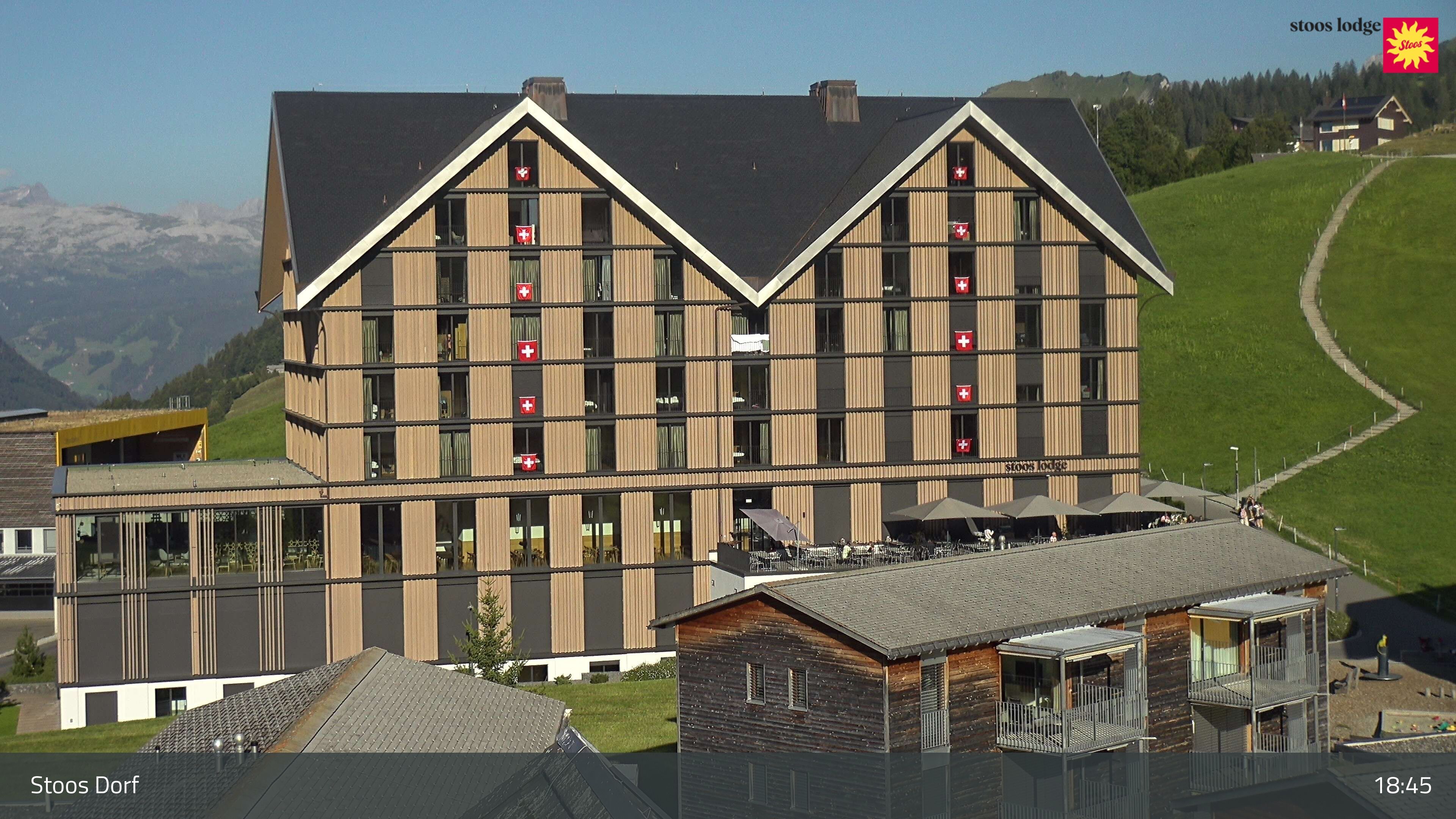 Stoos SZ: Stoos - Stoos Dorf, STOOSLODGE