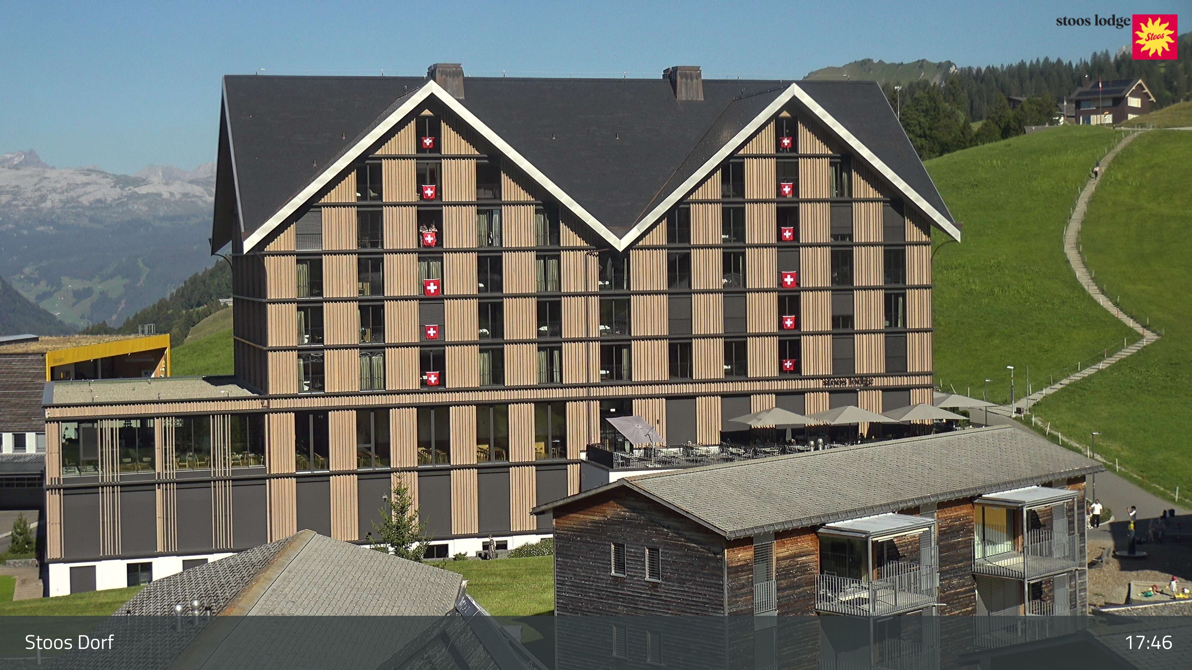 Stoos SZ: Stoos - Stoos Dorf, STOOSLODGE