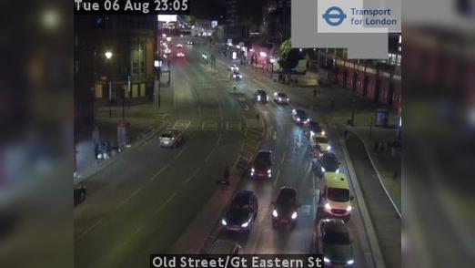 Traffic Cam City of London: Old Street/Gt Eastern St