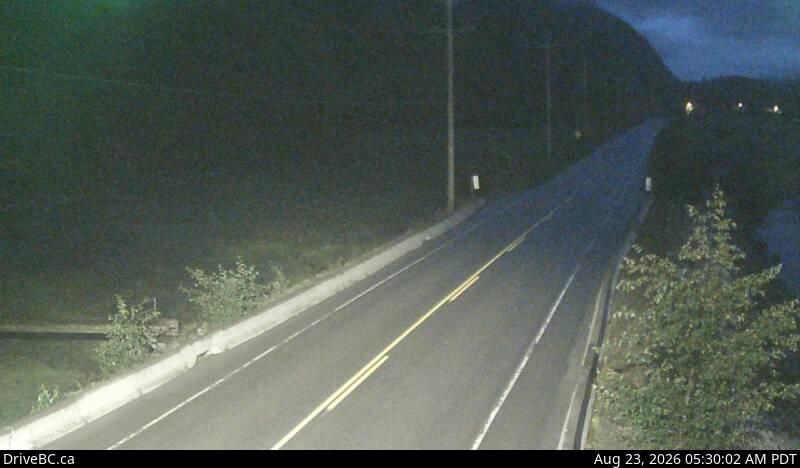 Traffic Cam Stewart › North: Hwy 37a between - BC and Hyder, USA, looking north